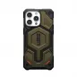 Apple iPhone 15 Pro Max Hülle Urban Armor Gear Monarch Pro MagSAFE  Kevlar element green