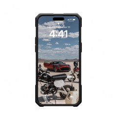 Apple iPhone 15 Pro Max Hülle Urban Armor Gear Monarch Pro MagSAFE  Kevlar element green