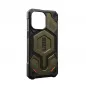 Apple iPhone 15 Pro Max Hülle Urban Armor Gear Monarch Pro MagSAFE  Kevlar element green