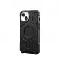 Apple iPhone 15 Hülle Urban Armor Gear Monarch Pro MagSAFE   Kevlar Schwarz