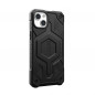 Apple iPhone 15 Plus Hülle Urban Armor Gear Monarch Pro MagSAFE   Kevlar Schwarz