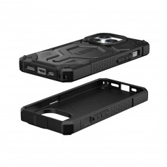 Apple iPhone 15 Pro Hülle Urban Armor Gear Monarch Pro MagSAFE   Kevlar Schwarz