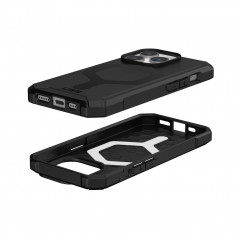 Apple iPhone 15 Pro Hülle Urban Armor Gear Essential Premium-Gehäuse  MagSAFE  Schwarz