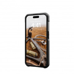 Apple iPhone 15 Pro Hülle Urban Armor Gear Metropolis LT Premium-Gehäuse   Kevlar Schwarz