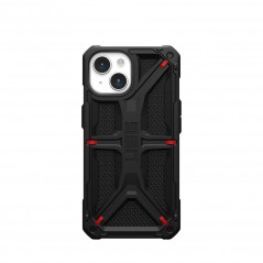 Apple iPhone 15 Hülle Urban Armor Gear Monarch Premium-Gehäuse  MagSAFE   Kevlar Schwarz