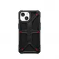 Apple iPhone 15 Hülle Urban Armor Gear Monarch Premium-Gehäuse  MagSAFE   Kevlar Schwarz