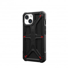 Apple iPhone 15 Hülle Urban Armor Gear Monarch Premium-Gehäuse  MagSAFE   Kevlar Schwarz