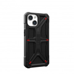 Apple iPhone 15 Hülle Urban Armor Gear Monarch Premium-Gehäuse  MagSAFE   Kevlar Schwarz