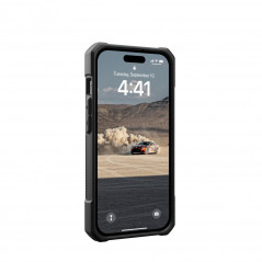 Apple iPhone 15 Hülle Urban Armor Gear Monarch Premium-Gehäuse  MagSAFE   Kevlar Schwarz