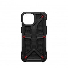 Apple iPhone 15 Hülle Urban Armor Gear Monarch Premium-Gehäuse  MagSAFE   Kevlar Schwarz