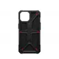 Apple iPhone 15 Hülle Urban Armor Gear Monarch Premium-Gehäuse  MagSAFE   Kevlar Schwarz