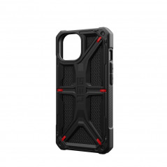 Apple iPhone 15 Hülle Urban Armor Gear Monarch Premium-Gehäuse  MagSAFE   Kevlar Schwarz