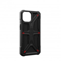 Apple iPhone 15 Hülle Urban Armor Gear Monarch Premium-Gehäuse  MagSAFE   Kevlar Schwarz