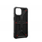Apple iPhone 15 Hülle Urban Armor Gear Monarch Premium-Gehäuse  MagSAFE   Kevlar Schwarz