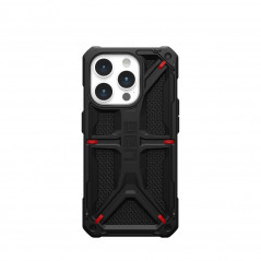 Apple iPhone 15 Pro Hülle Urban Armor Gear Monarch Premium-Gehäuse  MagSAFE   Kevlar Schwarz