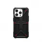 Apple iPhone 15 Pro Hülle Urban Armor Gear Monarch Premium-Gehäuse  MagSAFE   Kevlar Schwarz