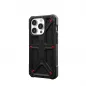 Apple iPhone 15 Pro Hülle Urban Armor Gear Monarch Premium-Gehäuse  MagSAFE   Kevlar Schwarz