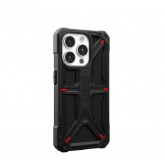 Apple iPhone 15 Pro Hülle Urban Armor Gear Monarch Premium-Gehäuse  MagSAFE   Kevlar Schwarz
