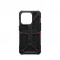 Apple iPhone 15 Pro Hülle Urban Armor Gear Monarch Premium-Gehäuse  MagSAFE   Kevlar Schwarz