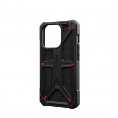 Apple iPhone 15 Pro Hülle Urban Armor Gear Monarch Premium-Gehäuse  MagSAFE   Kevlar Schwarz
