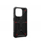Apple iPhone 15 Pro Hülle Urban Armor Gear Monarch Premium-Gehäuse  MagSAFE   Kevlar Schwarz