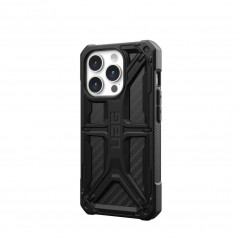 Apple iPhone 15 Pro Hülle Urban Armor Gear Monarch Premium-Gehäuse  MagSAFE  Karbonfaser