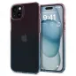 Apple iPhone 15 Hülle Spigen Liquid Crystal Kristallklar  Abstufung rosa