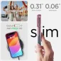 Apple iPhone 15 Hülle Spigen Liquid Crystal Kristallklar  Abstufung rosa