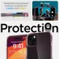 Apple iPhone 15 Hülle Spigen Liquid Crystal Kristallklar  Abstufung rosa