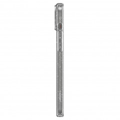 Apple iPhone 15 Plus Hülle Spigen Liquid Crystal Kristallklar  Glitzerkristall