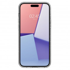 Apple iPhone 15 Plus Hülle Spigen Liquid Crystal Kristallklar  Glitzerkristall