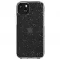 Apple iPhone 15 Plus Hülle Spigen Liquid Crystal Kristallklar  Glitzerkristall