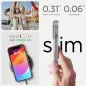 Apple iPhone 15 Plus Hülle Spigen Liquid Crystal Kristallklar  Glitzerkristall