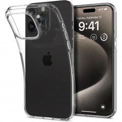 Apple iPhone 15 Pro Max Hülle Spigen Liquid Crystal Kristallklar  Durchsichtbar