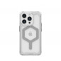 Apple iPhone 15 Pro Hülle Urban Armor Gear Plyo Premium-Gehäuse  MagSAFE  Eissilber