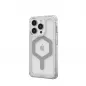 Apple iPhone 15 Pro Hülle Urban Armor Gear Plyo Premium-Gehäuse  MagSAFE  Eissilber