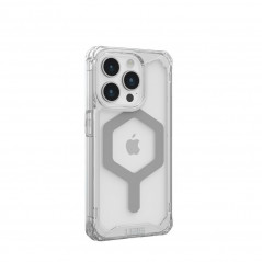 Apple iPhone 15 Pro Hülle Urban Armor Gear Plyo Premium-Gehäuse  MagSAFE  Eissilber
