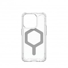 Apple iPhone 15 Pro Hülle Urban Armor Gear Plyo Premium-Gehäuse  MagSAFE  Eissilber