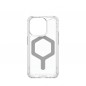 Apple iPhone 15 Pro Hülle Urban Armor Gear Plyo Premium-Gehäuse  MagSAFE  Eissilber