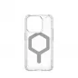 Apple iPhone 15 Pro Hülle Urban Armor Gear Plyo Premium-Gehäuse  MagSAFE  Eissilber