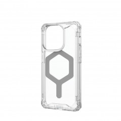 Apple iPhone 15 Pro Hülle Urban Armor Gear Plyo Premium-Gehäuse  MagSAFE  Eissilber