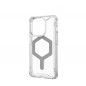 Apple iPhone 15 Pro Hülle Urban Armor Gear Plyo Premium-Gehäuse  MagSAFE  Eissilber