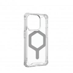 Apple iPhone 15 Pro Hülle Urban Armor Gear Plyo Premium-Gehäuse  MagSAFE  Eissilber