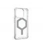 Apple iPhone 15 Pro Hülle Urban Armor Gear Plyo Premium-Gehäuse  MagSAFE  Eissilber