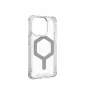 Apple iPhone 15 Pro Hülle Urban Armor Gear Plyo Premium-Gehäuse  MagSAFE  Eissilber