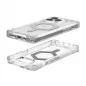 Apple iPhone 15 Pro Max Hülle Urban Armor Gear Plyo Premium-Gehäuse  MagSAFE  Eissilber