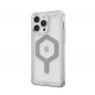 Apple iPhone 15 Pro Max Hülle Urban Armor Gear Plyo Premium-Gehäuse  MagSAFE  Eissilber