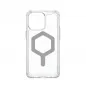 Apple iPhone 15 Pro Max Hülle Urban Armor Gear Plyo Premium-Gehäuse  MagSAFE  Eissilber