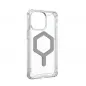 Apple iPhone 15 Pro Max Hülle Urban Armor Gear Plyo Premium-Gehäuse  MagSAFE  Eissilber