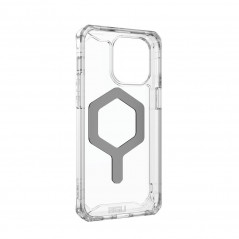 Apple iPhone 15 Pro Max Hülle Urban Armor Gear Plyo Premium-Gehäuse  MagSAFE  Eissilber